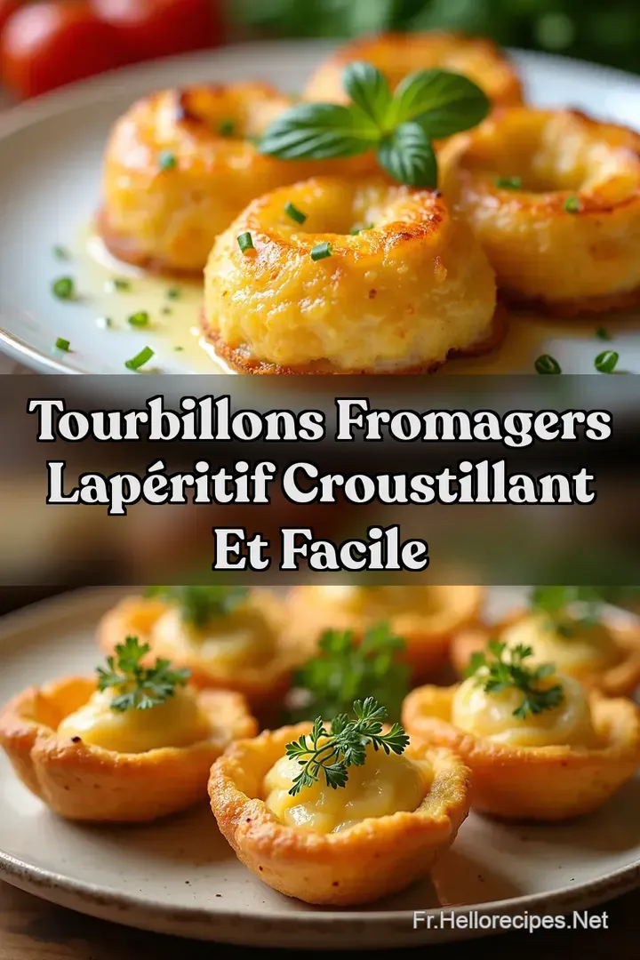 Tourbillons Fromagers LAp&eacute;ritif Croustillant et Facile