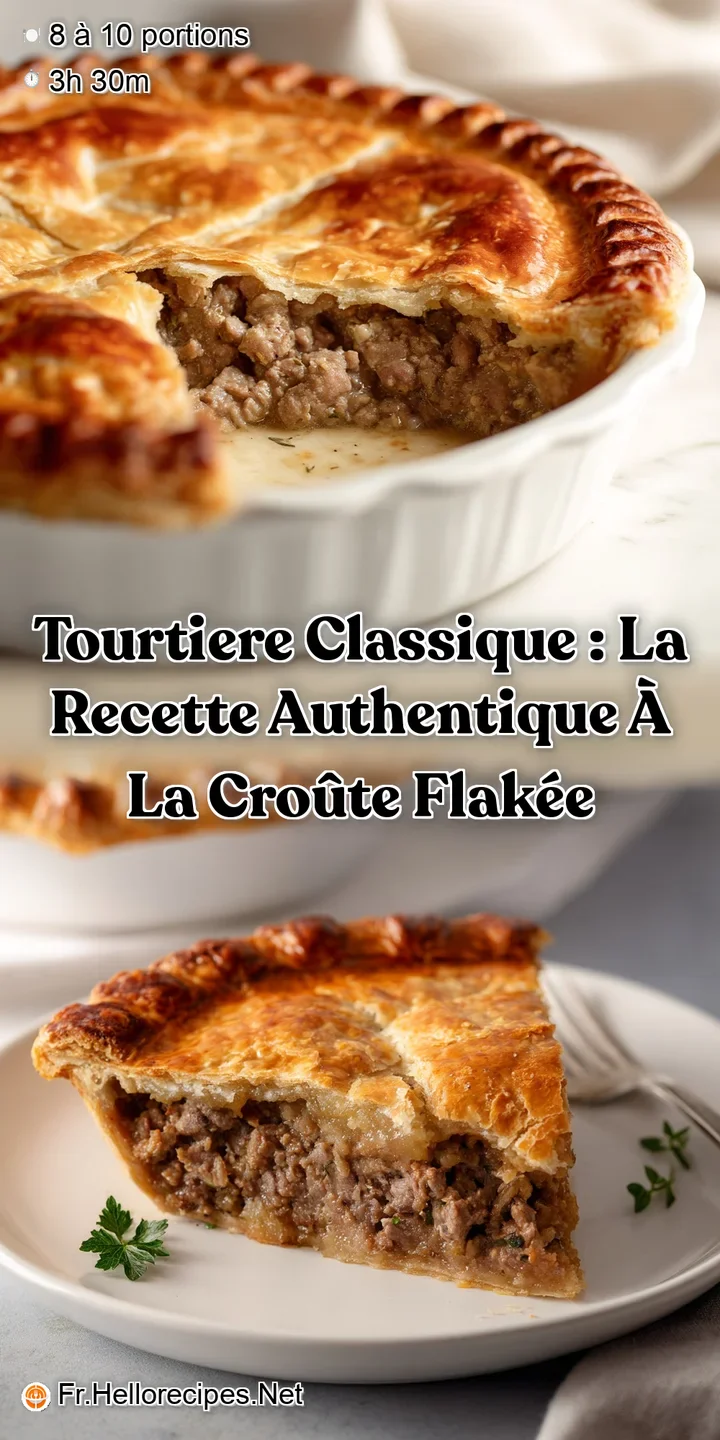 Tourtiere Classique : La Recette Authentique &agrave; la Cro&ucirc;te Flak&eacute;e