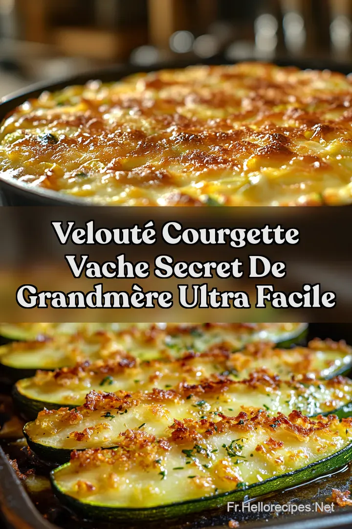 Velouté Courgette Vache Secret de GrandMère Ultra Facile