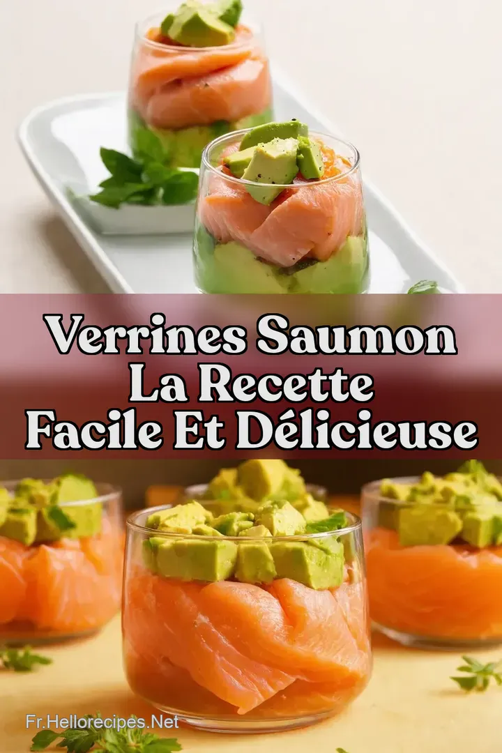 Verrines Saumon LA Recette Facile et D&eacute;licieuse