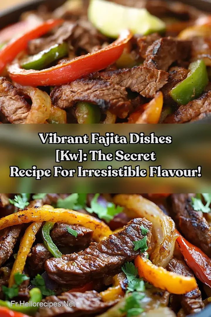 Vibrant Fajita Dishes [kw]: The Secret Recipe for Irresistible Flavour!