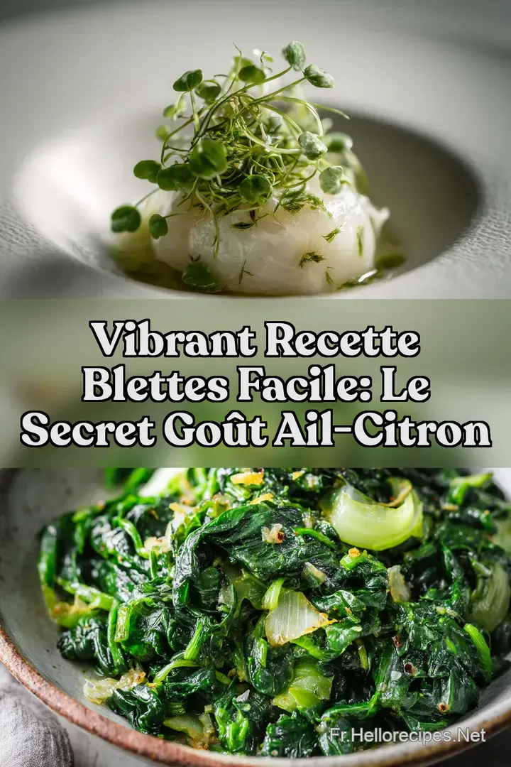 Vibrant Recette Blettes Facile: Le Secret Goût Ail-Citron : ÉPINGLER POUR PLUS TARD Vibrant Recette Blettes Facile: Le Secret Goût Ail-Citron