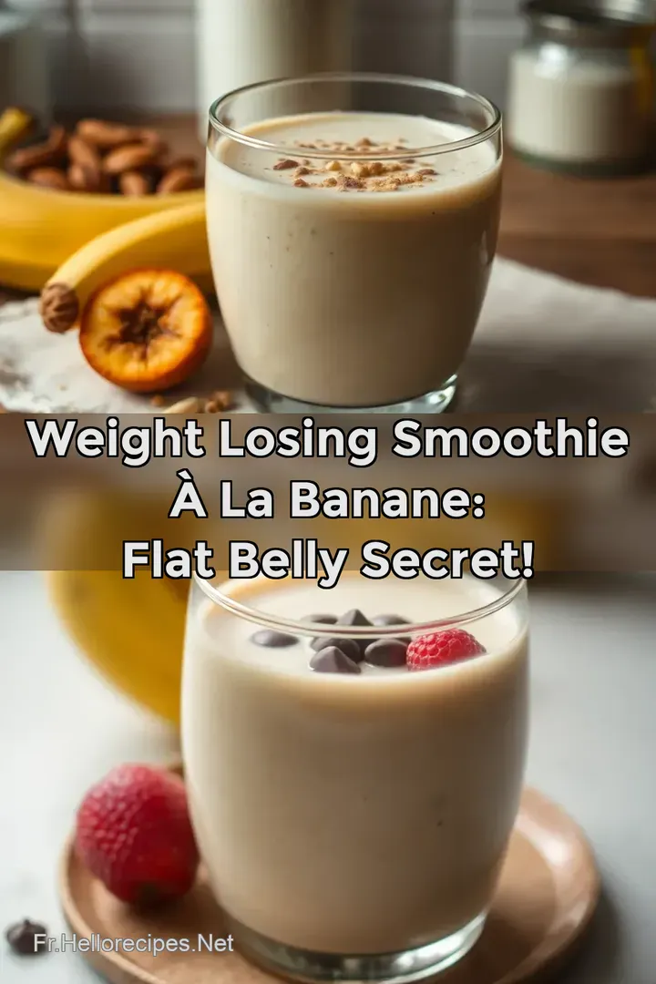 Weight Losing Smoothie à la Banane: Flat Belly Secret!