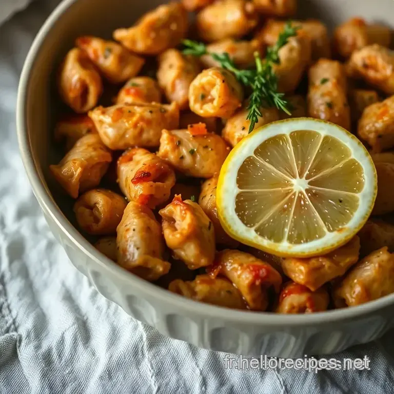 Aiguillettes de Poulet au Four Croustillantes et Savoureuses presentation