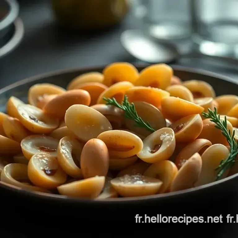 Amandes de Mer Poêlées à l Ail et au Persil Sauce Citronnée