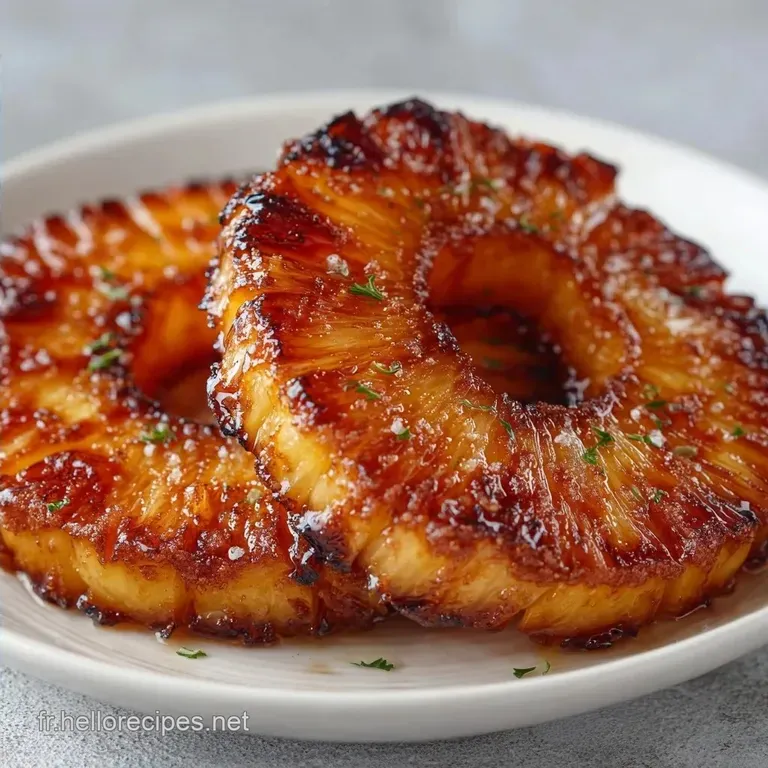 Ananas Grill&eacute; Barbecue: Caram&eacute;lis&eacute; et Juteux