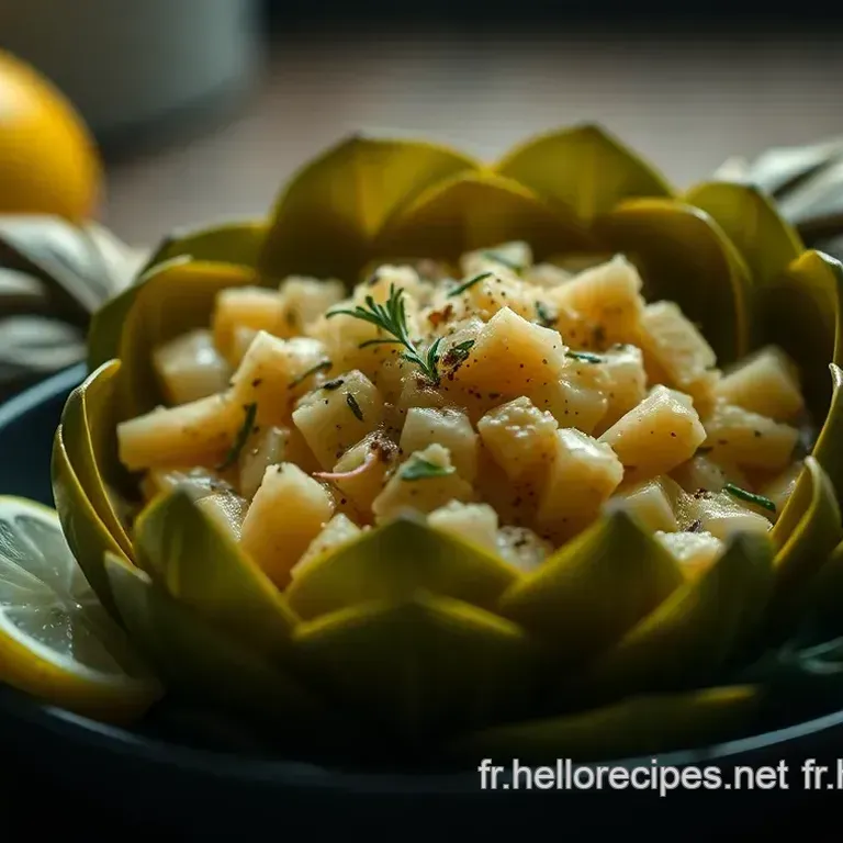 Artichauts à la Vapeur Vinaigrette au Citron