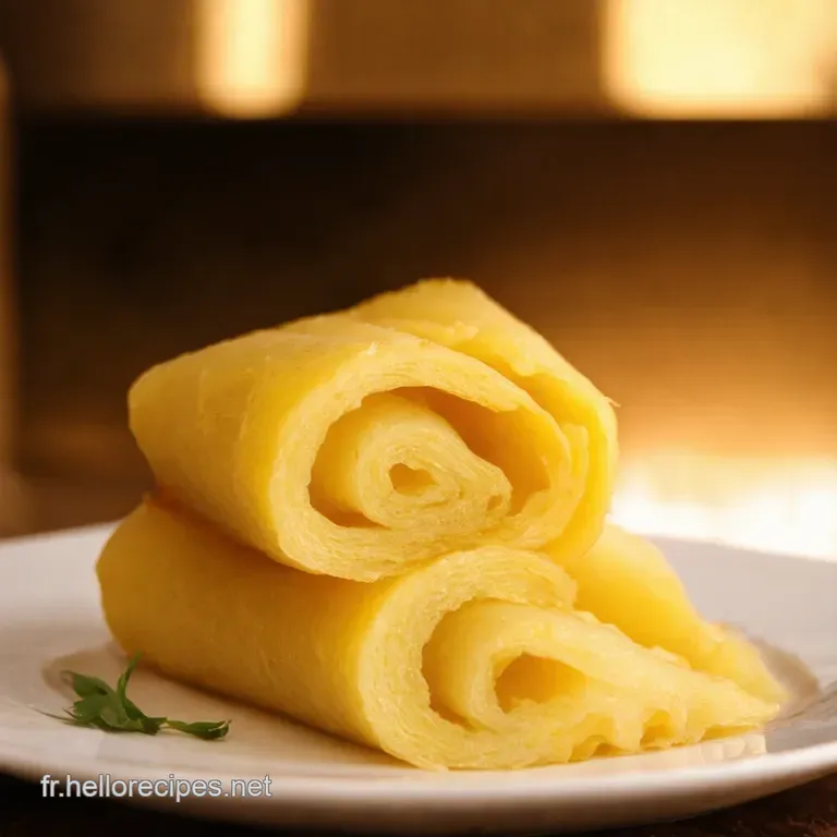 Automne En Rouleaux Potimarron Patate Douce presentation