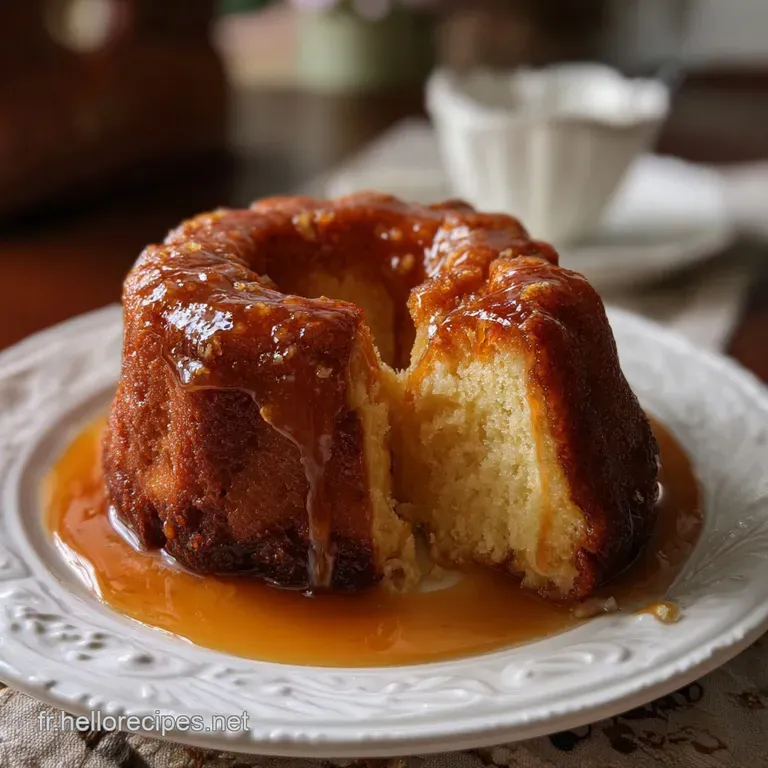 G&acirc;teau Italien Au Rhum : Le Vrai Bab&agrave; Napolitain Parfait presentation