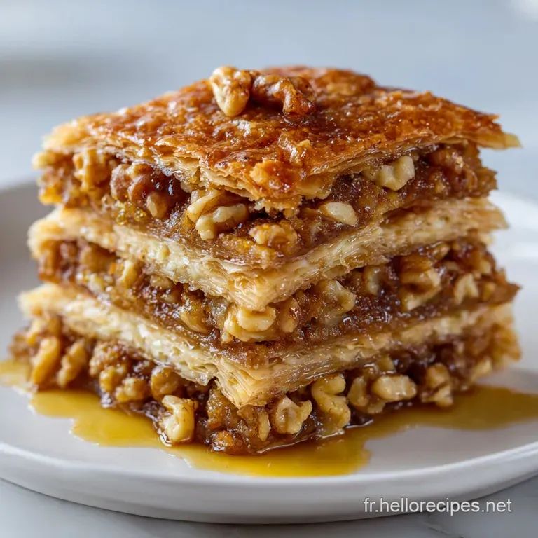 Baklava P&acirc;te Filo Royal : Le Secret Du Croustillant presentation