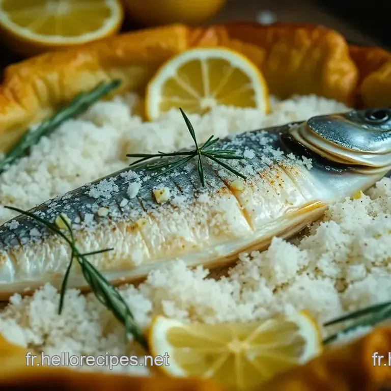 Cuisson Poisson Four Facile: Bar en Croûte de Sel Parfumée!
