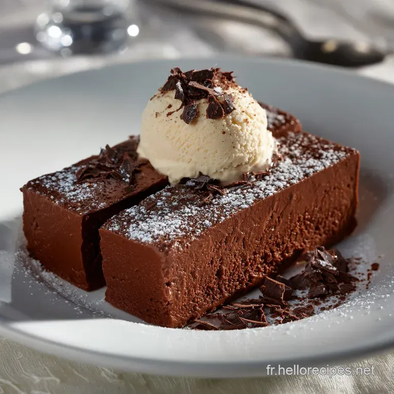 Les Barres Glac&eacute;es Au Chocolat Triple Cr&egrave;me Le Plaisir Glouton presentation