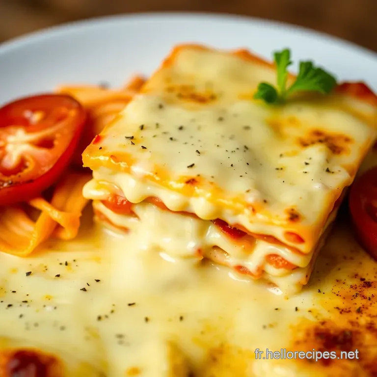 Béchamel Veloutée: Le Secret des Lasagnes Parfaites presentation