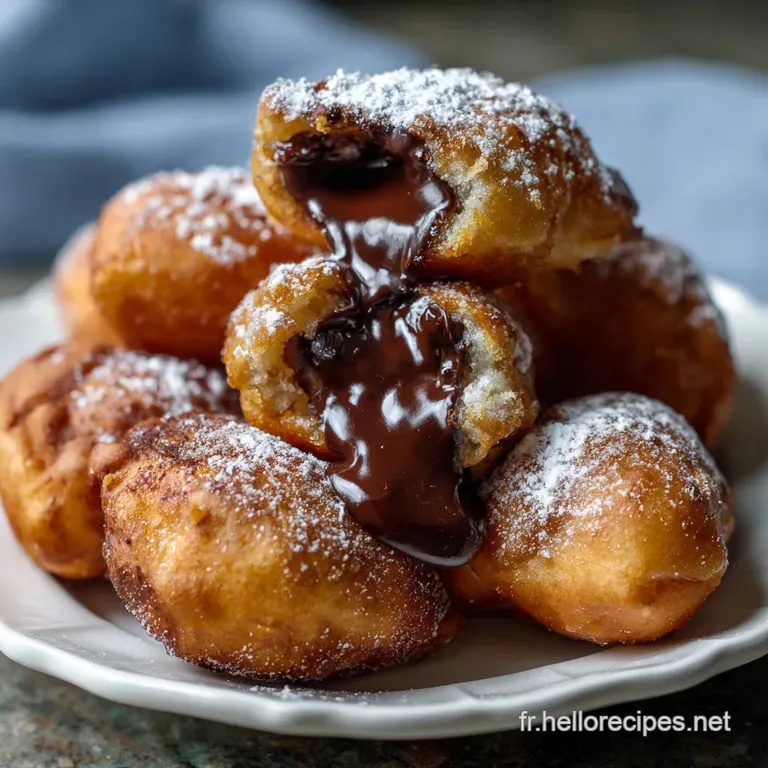 Beignets Au Chocolat : La Recette Ultra-Moelleuse presentation