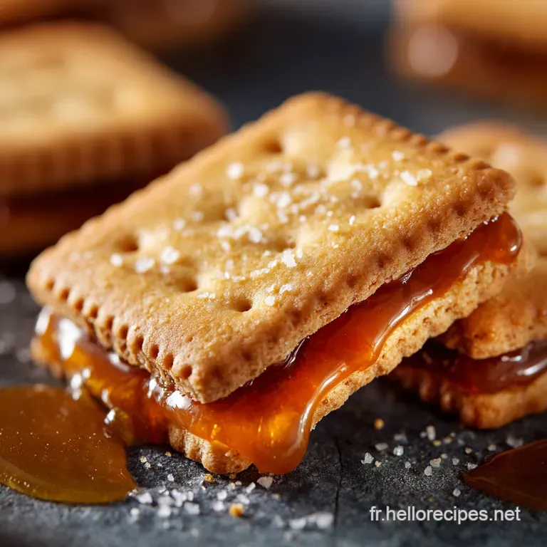 Biscuits Au Caramel Beurre Sal&eacute; : Sabl&eacute;s Fondants Maison presentation