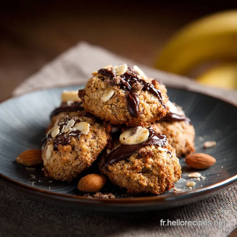 Biscuits avoine banane et chocolat vegan la recette facile et rapide