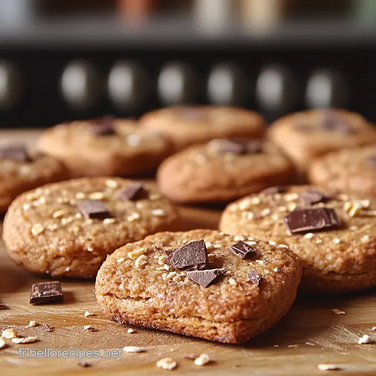 Biscuits Moelleux au Yaourt et Pépites de Chocolat presentation