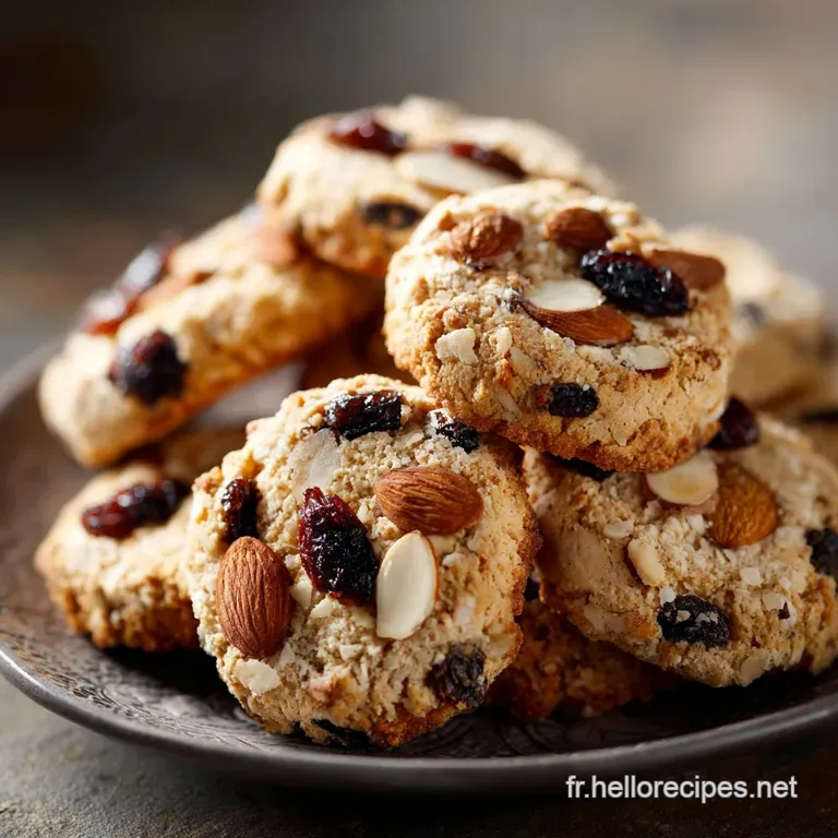 Biscuits Moelleux &Agrave; Lavoine Amandes Et Raisins 100 V&eacute;gane presentation