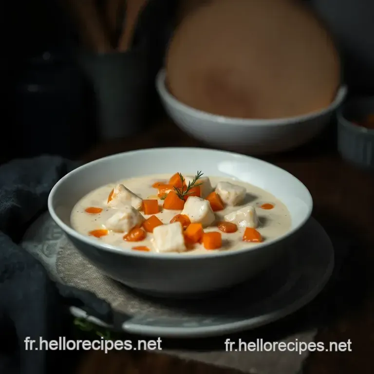 Blanquette de Poisson à la Crème – Une Douceur Marine presentation