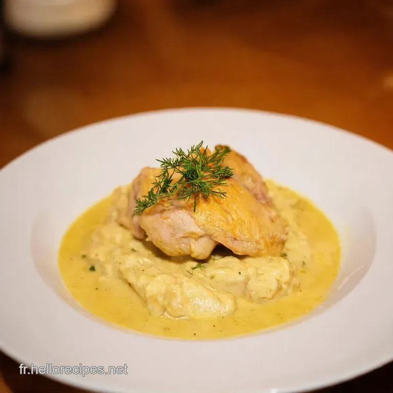 Blanquette De Poulet Bleu Royal Saint Agur Rend Visite &Agrave; La Tradition presentation