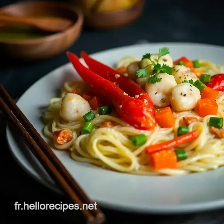 Bo Bun Crevette : Savoureux Vermicelles de Riz aux Crevettes presentation