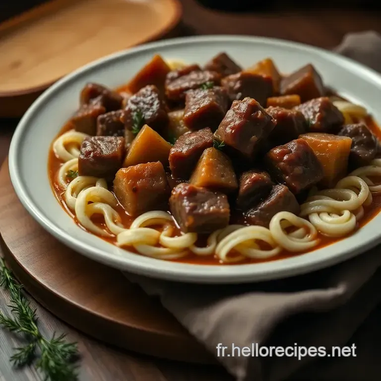 Boeuf Bourguignon de Grand-Mère : Le Classique Réconfortant presentation