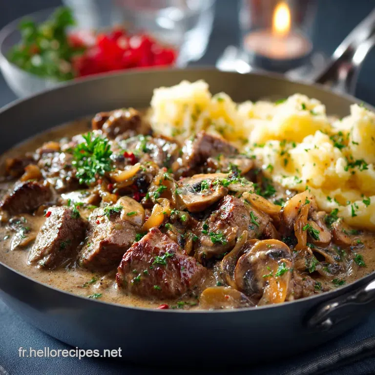 B&oelig;uf Stroganoff Classique : Le Luxe Russe &Agrave; La Fran&ccedil;aise presentation