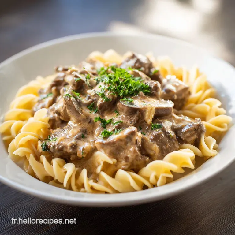 Boeuf Stroganoff Recette: Sauce Onctueuse en 30 Min