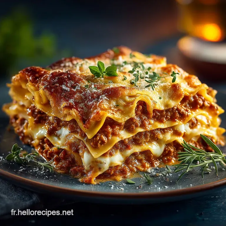 La Meilleure Recette de Lasagnes à la Bolognaise Traditionnelle