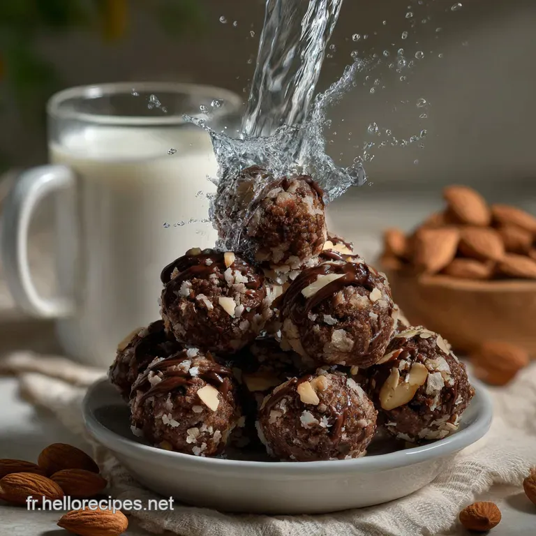 Recette Des Bouches Au Chocolat Et Aux Amandes Faciles presentation