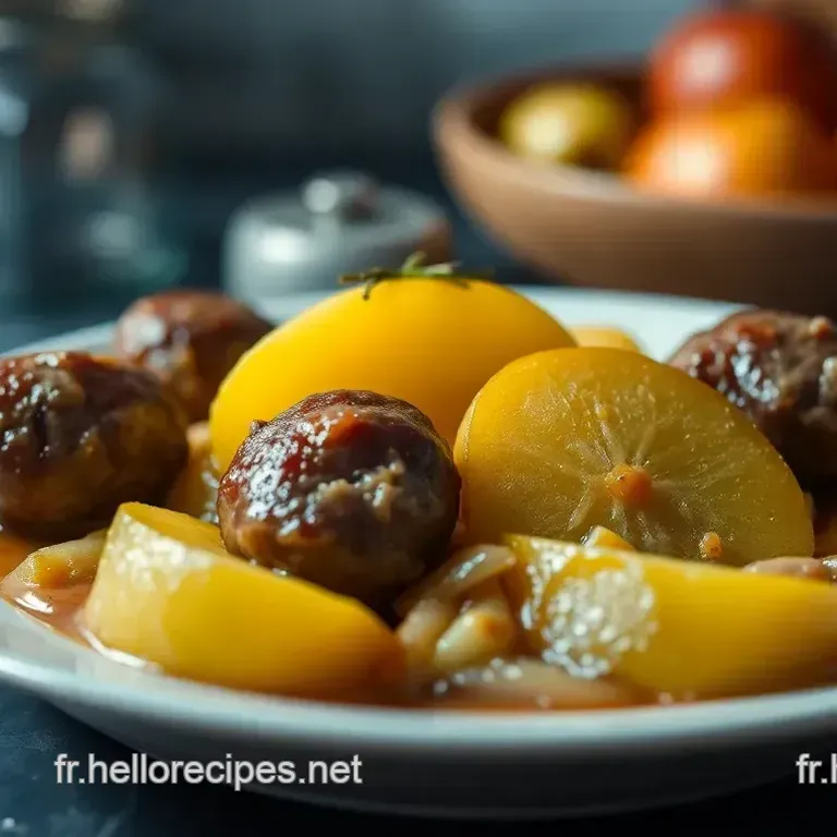 Boudin aux pommes caramélisées : Recette classique et savoureuse