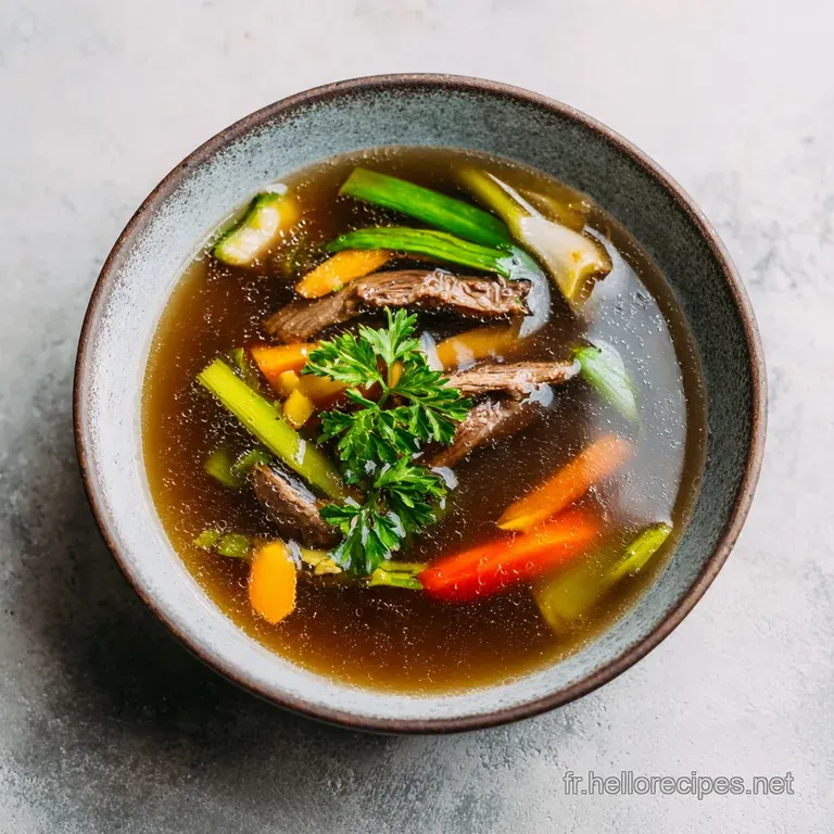 Bouillon de B&oelig;uf Traditionnel aux Os