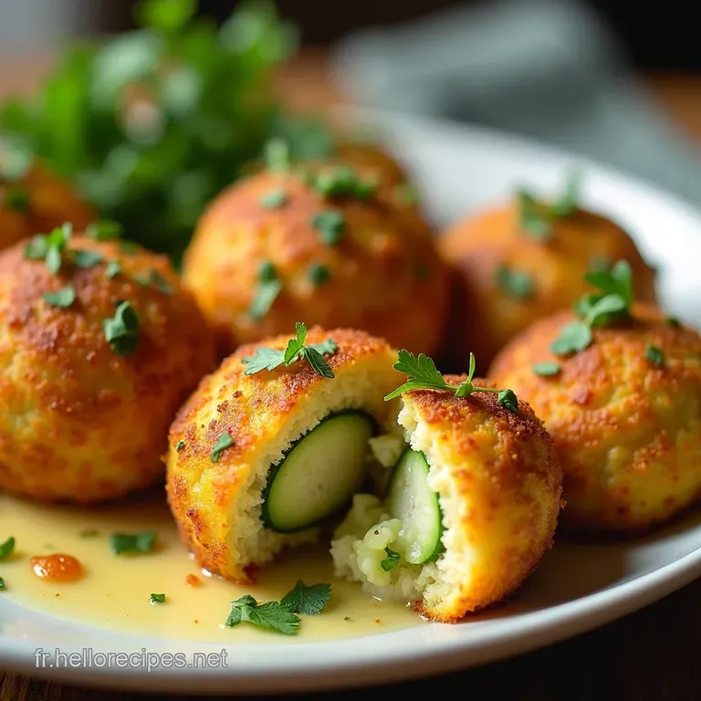 Boulettes de Courgettes au Four La Gourmandise Légère