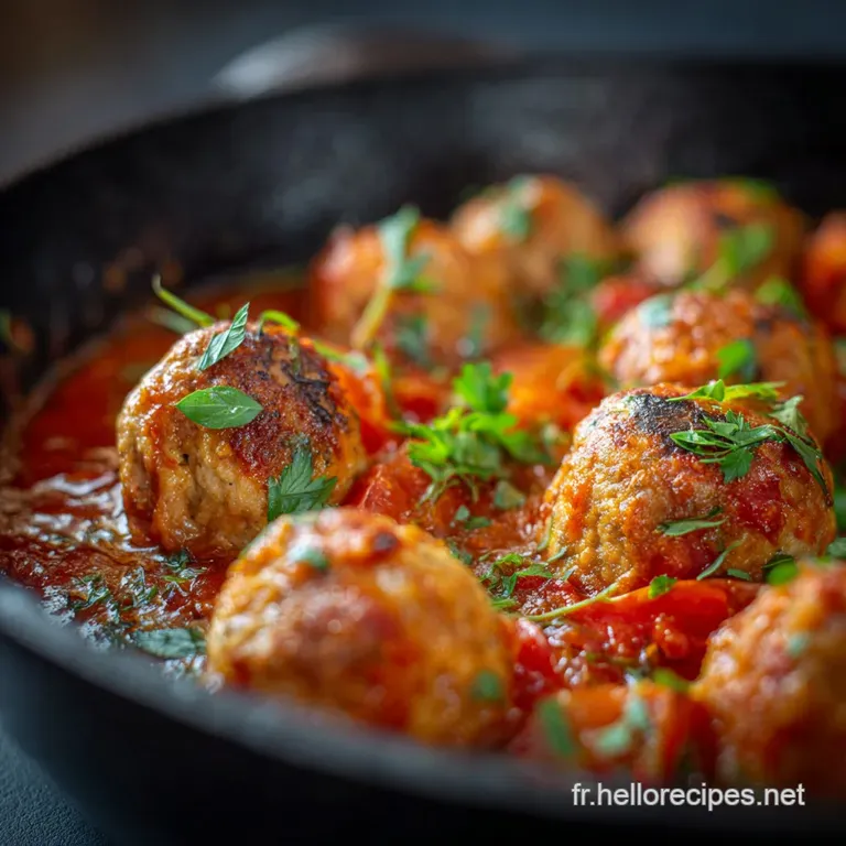 Boulettes De Sardines En Sauce Tomate Les Perles De La M&eacute;diterran&eacute;e &Agrave; La Proven&ccedil;ale presentation