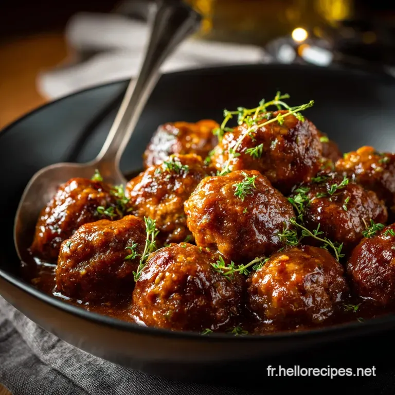Boulettes De Viande &Agrave; Litalienne Della Nonna: Recette De Famille Secr&egrave;te presentation