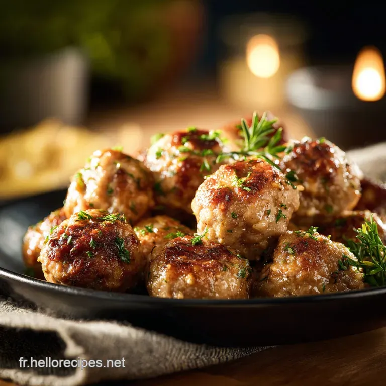 Boulettes de viande &agrave; litalienne Della Nonna: Recette de famille secr&egrave;te