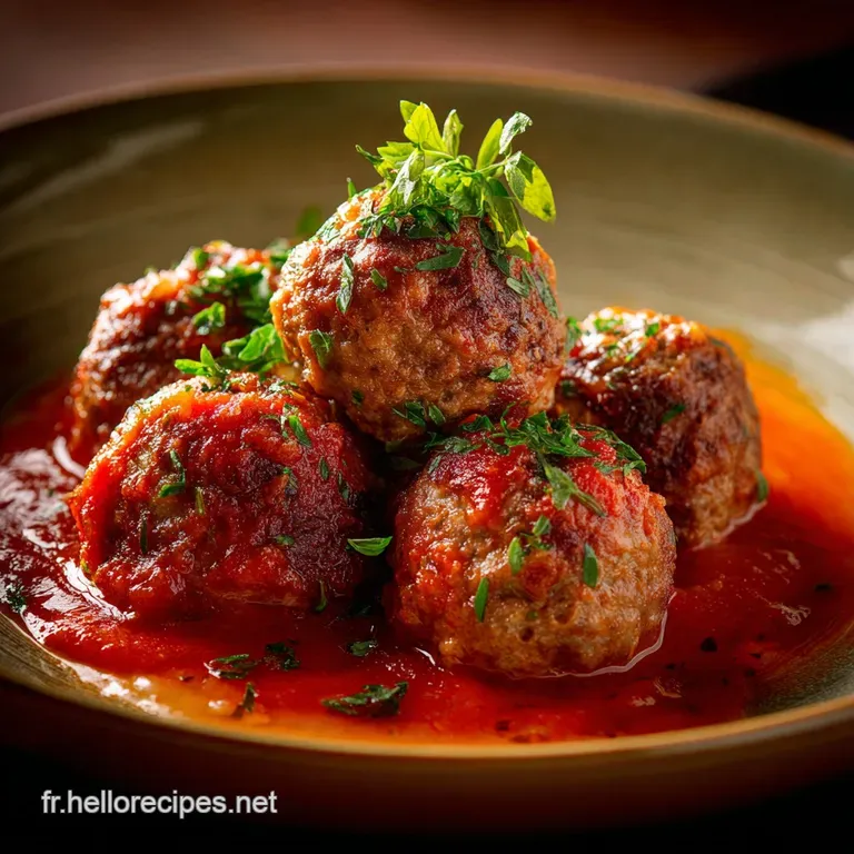 Boulettes de viande : La recette classique de bistrot b&oelig;uf et porc