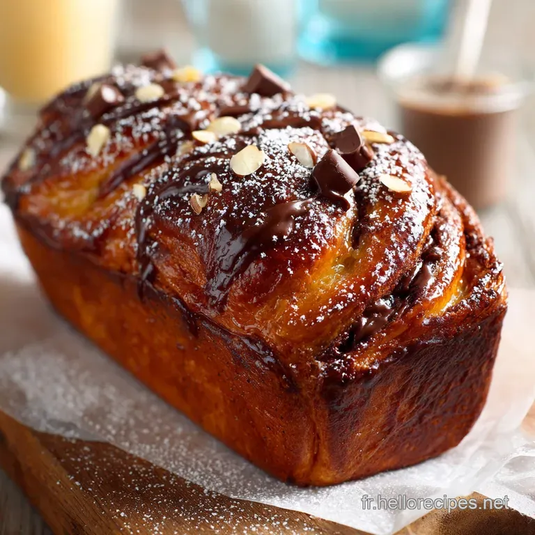 Brioche Au Chocolat Le Tr&eacute;sor Moelleux De La Boulangerie Filante presentation