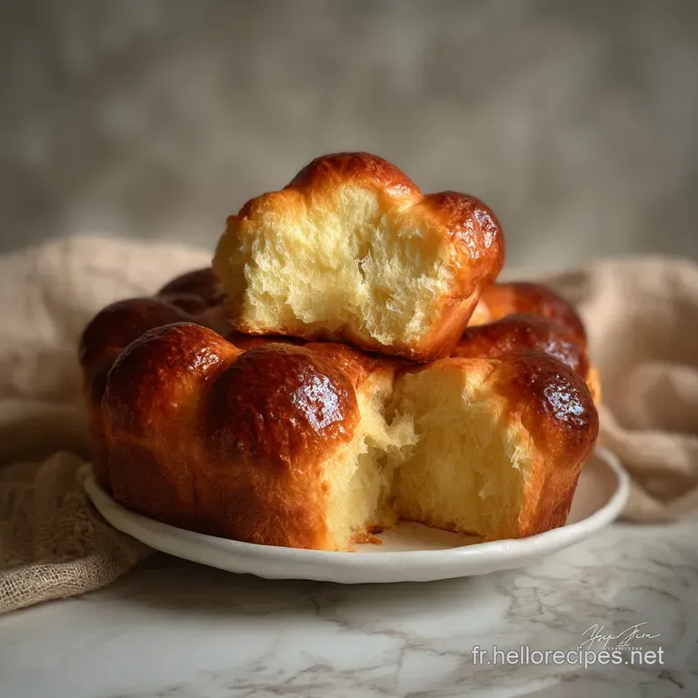 Recette Pour Pr&eacute;parer Une D&eacute;licieuse Brioche Maison presentation