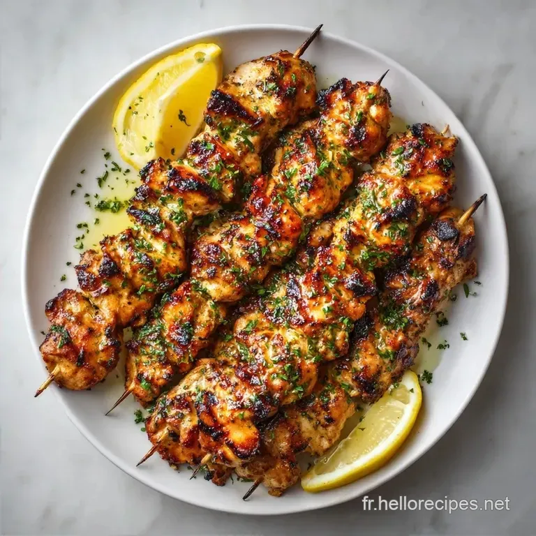 Brochettes De Poulet Rapides: Secret Tendret&eacute;