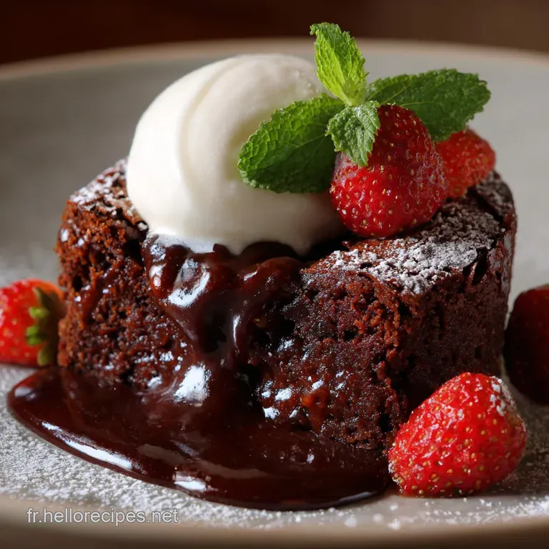 Le Fondant Absolu Brownies Au Chocolat Noir Double Cacao presentation