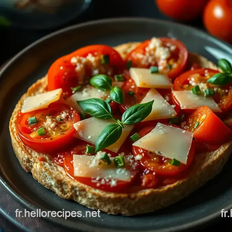Bruschetta Tomate Parmesan: Mon Apéro Italien Facile! ✨