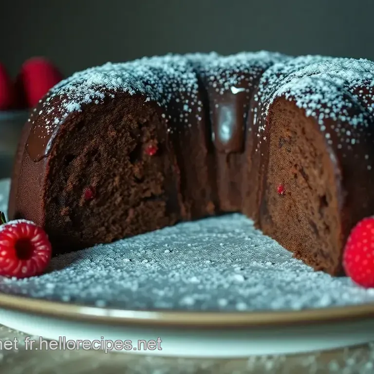 Bûche de Noël Exceptionnelle au Chocolat et Framboises : Un Délice des Fêtes