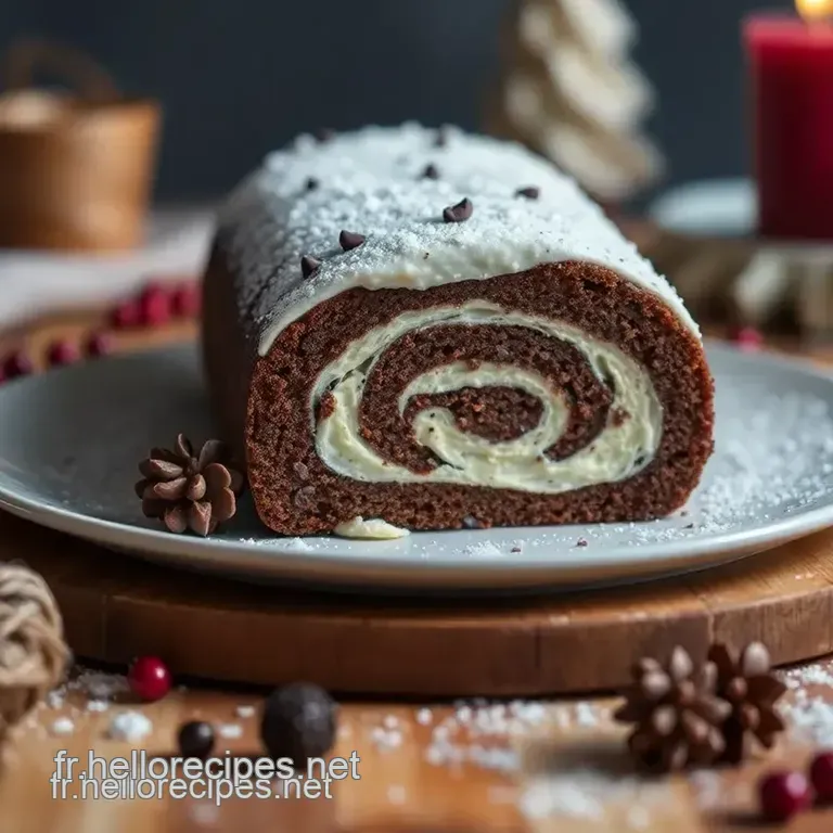 Bûche de Noël Exquise : la Tradition Réinventée presentation