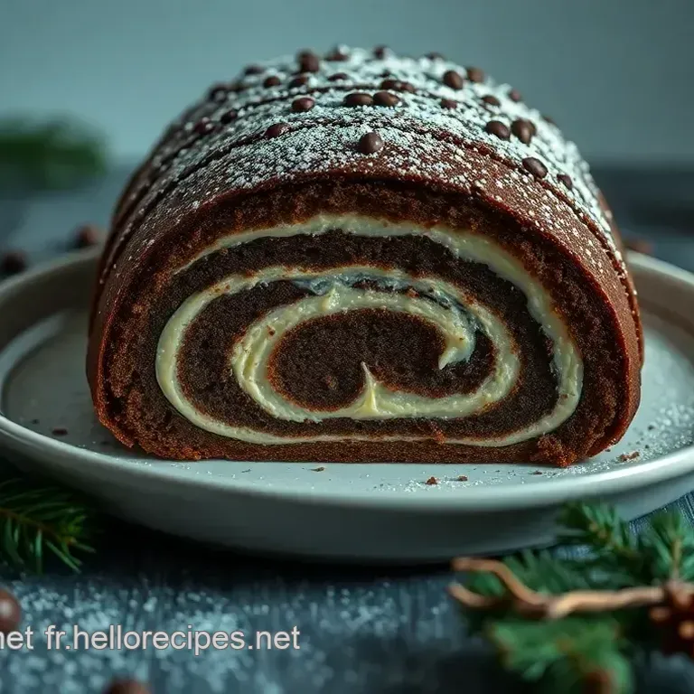 Bûche de Noël Exquise : La Meilleure Recette avec Moule Pour Bûche de Noël