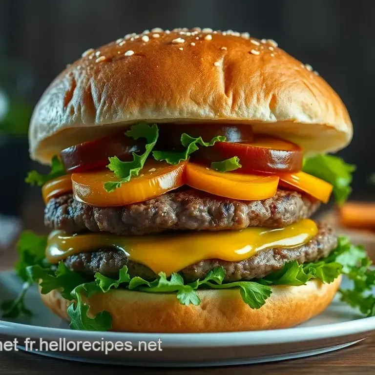 Burger au Maroilles Maison: Goût du Nord Facile !