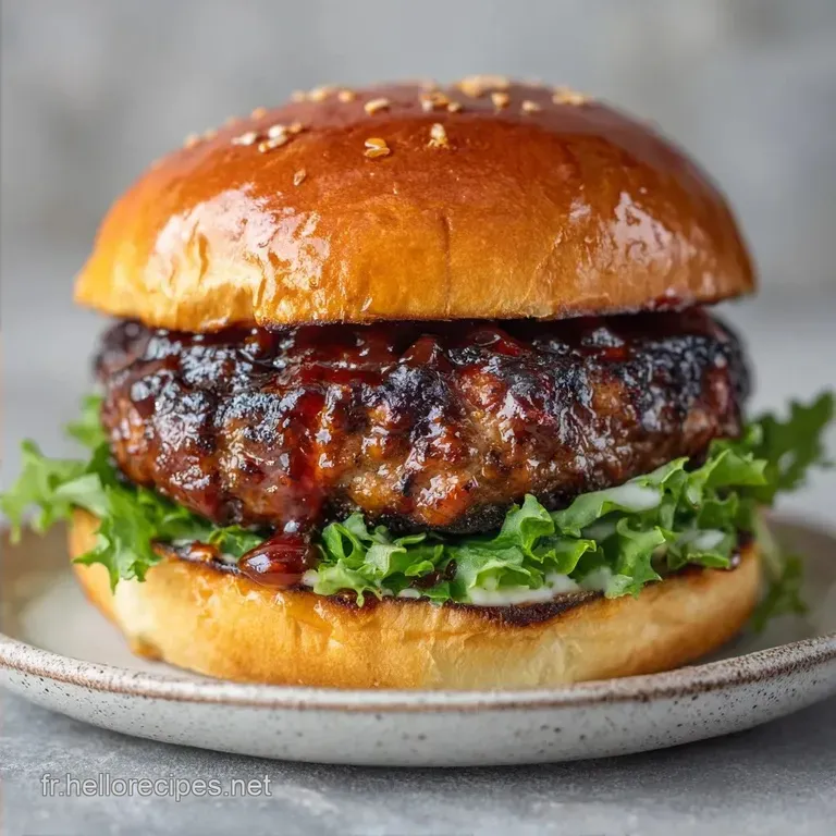 Burger New York Barbecue : Fondant et Fum&eacute;e