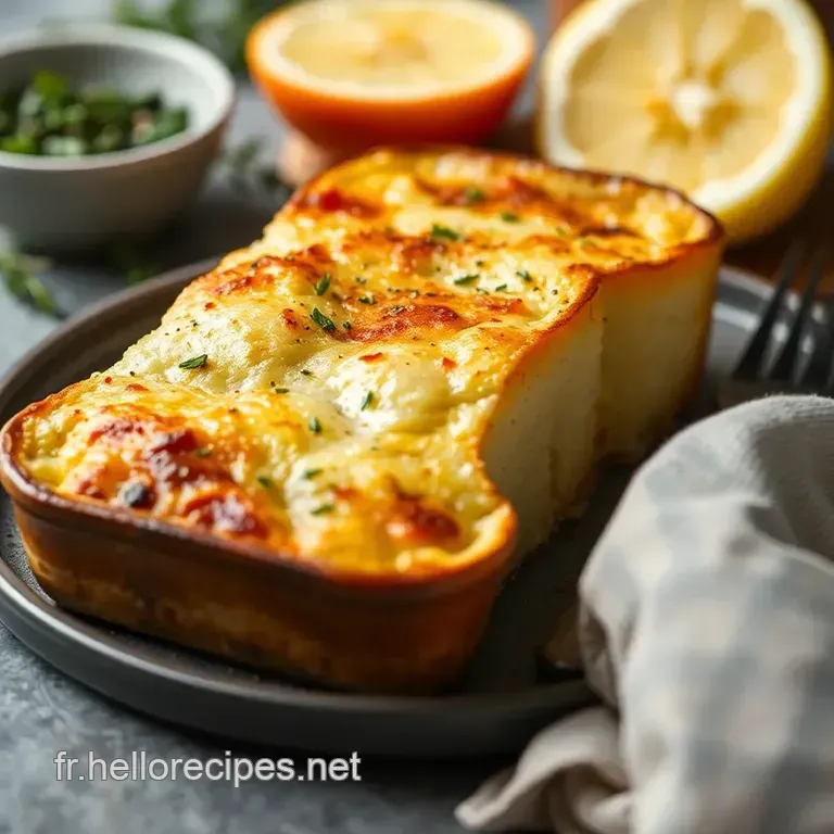 Cabillaud Gratiné au Four à la Dijonnaise presentation
