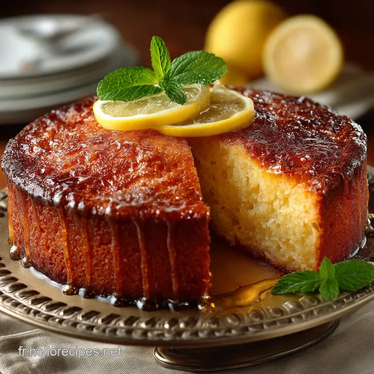 Le Cake au Citron de Pâtissier Moelleux Siropé et Irrésistible presentation