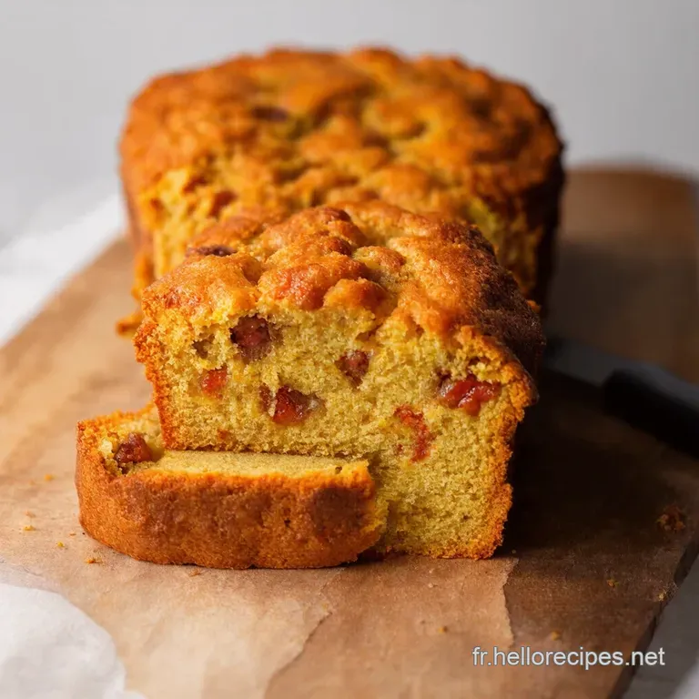 Cake Chorizo Poivrons Saint Albray